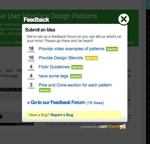 Screenshot of uipatternfactory.com