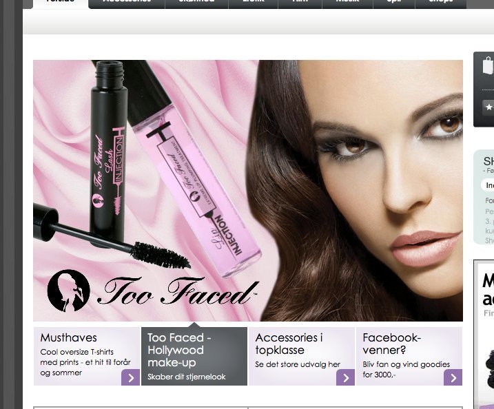 Screenshot of shop.dk