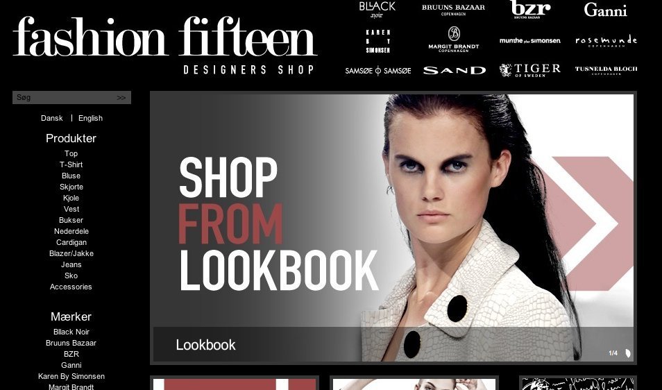Screenshot of fashionfifteen.dk