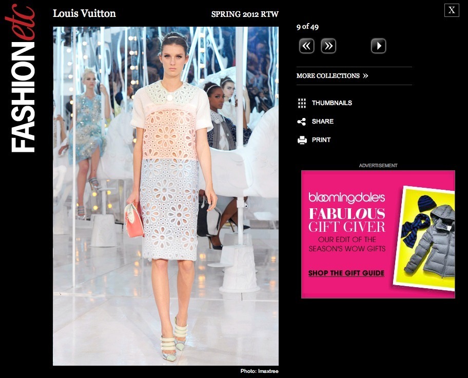 Screenshot of fashionetc.com