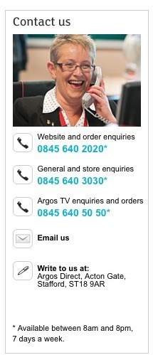 Screenshot of argos.co.uk