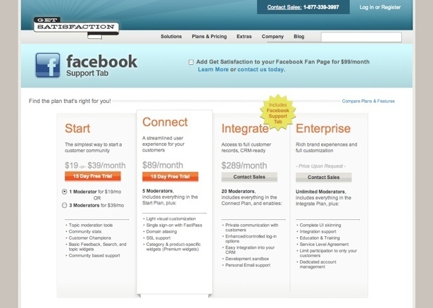 Screenshot of getsatisfaction.com