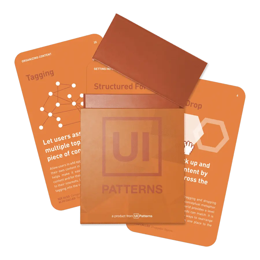 The UI Patterns card deck