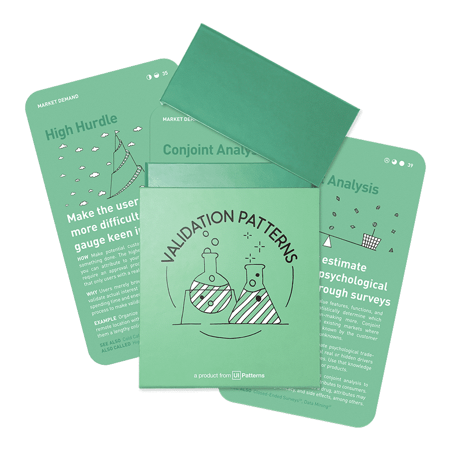 Picture of Validation Patterns Card Deck