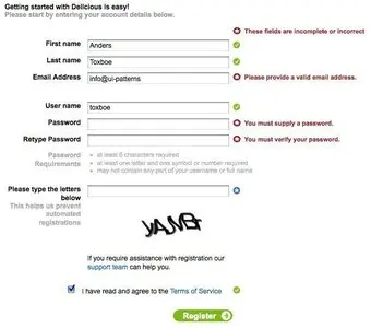 Input Feedback example
