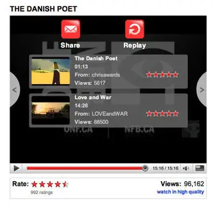 Rate Content example
