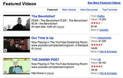 Rate Content example