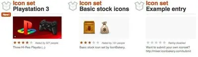 Rate Content example from mixer.iconbakery.com