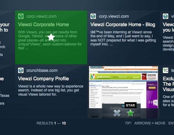 Screenshot of viewzi.com