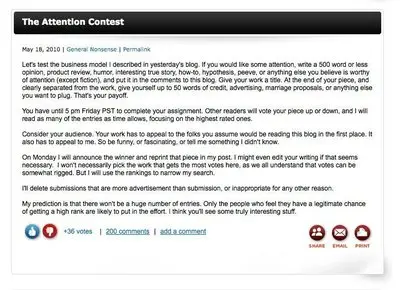 Rate Content example from dilbert.com