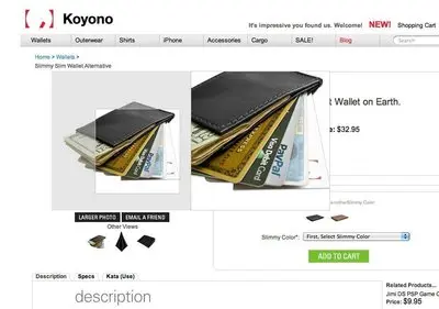 Image Zoom example from koyono.com