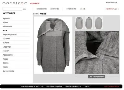 Image Zoom example from modstromshop.com