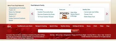Carousel example from foodnetwork.com