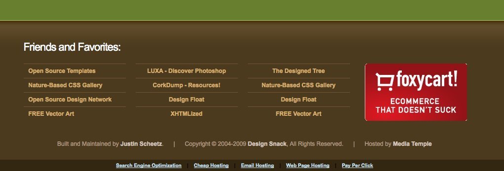 Screenshot of designsnack.com