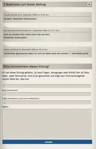 Comments example from kulturbanause.de