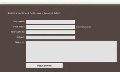 Comments example from lotusfromthemud.com