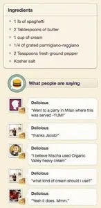 Comments example from culinaryculture.com