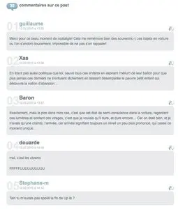 Comments example from monsieurlam.com