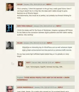 Comments example from ma.tt