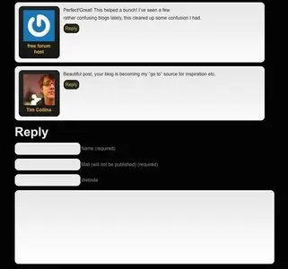 Comments example from blog.creativityden.com
