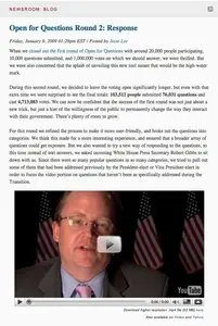 Articles example from change.gov