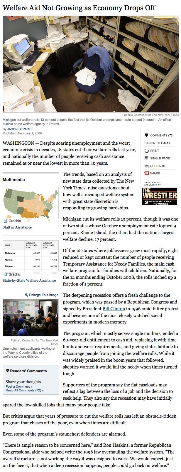 Screenshot of nytimes.com
