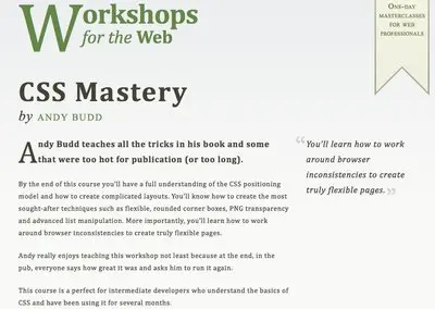 Articles example from workshopsfortheweb.com