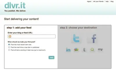 Wizards example from app.dlvr.it
