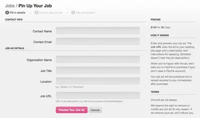 Wizards example from dribbble.com