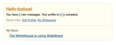 Completeness meter example from slideshare.net