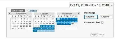 Calendar Picker example from google.com