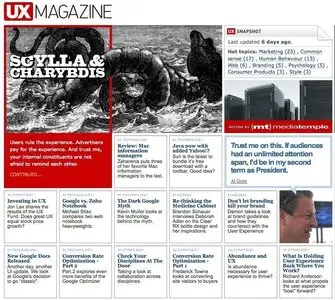 Content Teasers example from uxmag.com