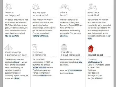 Content Teasers example from boost.co.nz