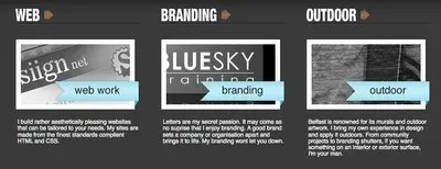 Content Teasers example from markmcgall.com