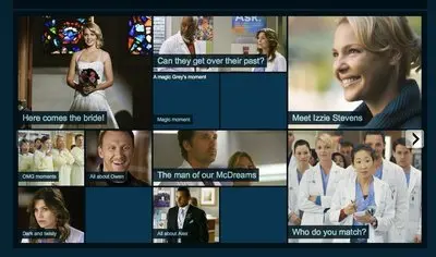 Content Teasers example from abc.go.com