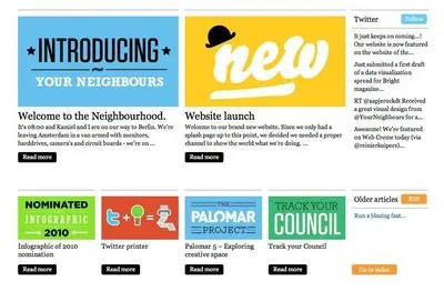 Content Teasers example from yourneighbours.de