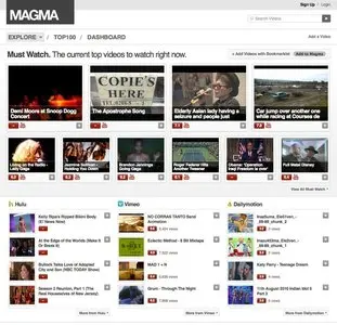 Content Teasers example from mag.ma