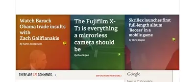 Content Teasers example from theverge.com
