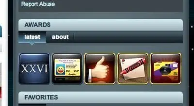 Collectible Achievements example from starwars.yahoo.com