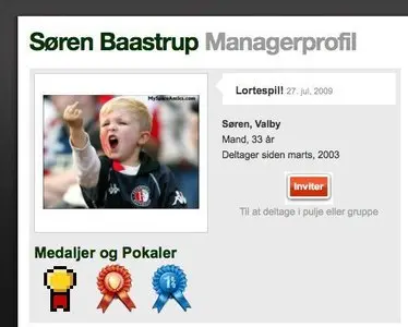 Collectible Achievements example from drommeholdet.dk