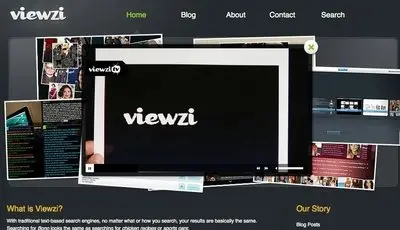 Modal example from corp.viewzi.com
