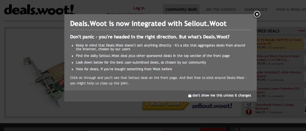 Screenshot of deals.woot.com