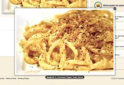 Modal example from culinaryculture.com