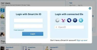 Login forms example from smart.fm
