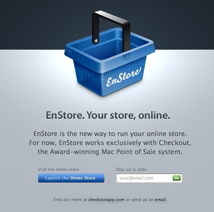 Screenshot of enstore.com