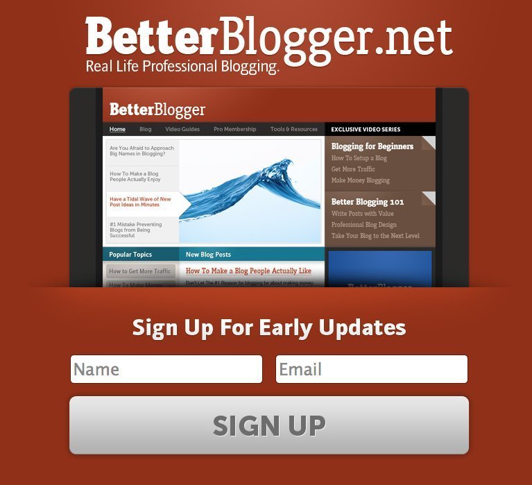 Screenshot of betterblogger.net