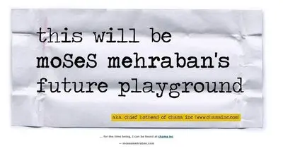 Coming soon example from mosesmehraban.com