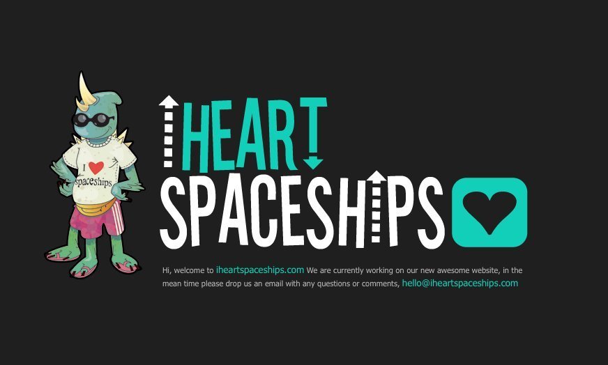 Screenshot of iheartspaceships.com