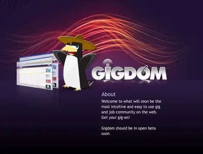 Coming soon example from gigdom.com