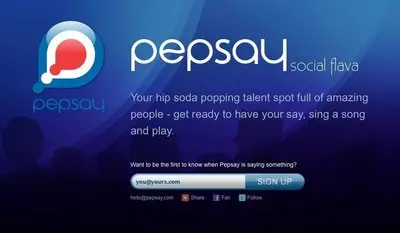 Coming soon example from pepsay.com